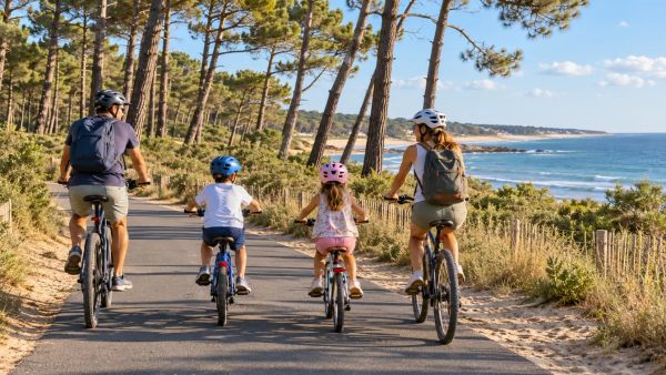5 raisons de privilégier les pistes cyclables de Saint-Hilaire-de-Riez pour les sorties familiales